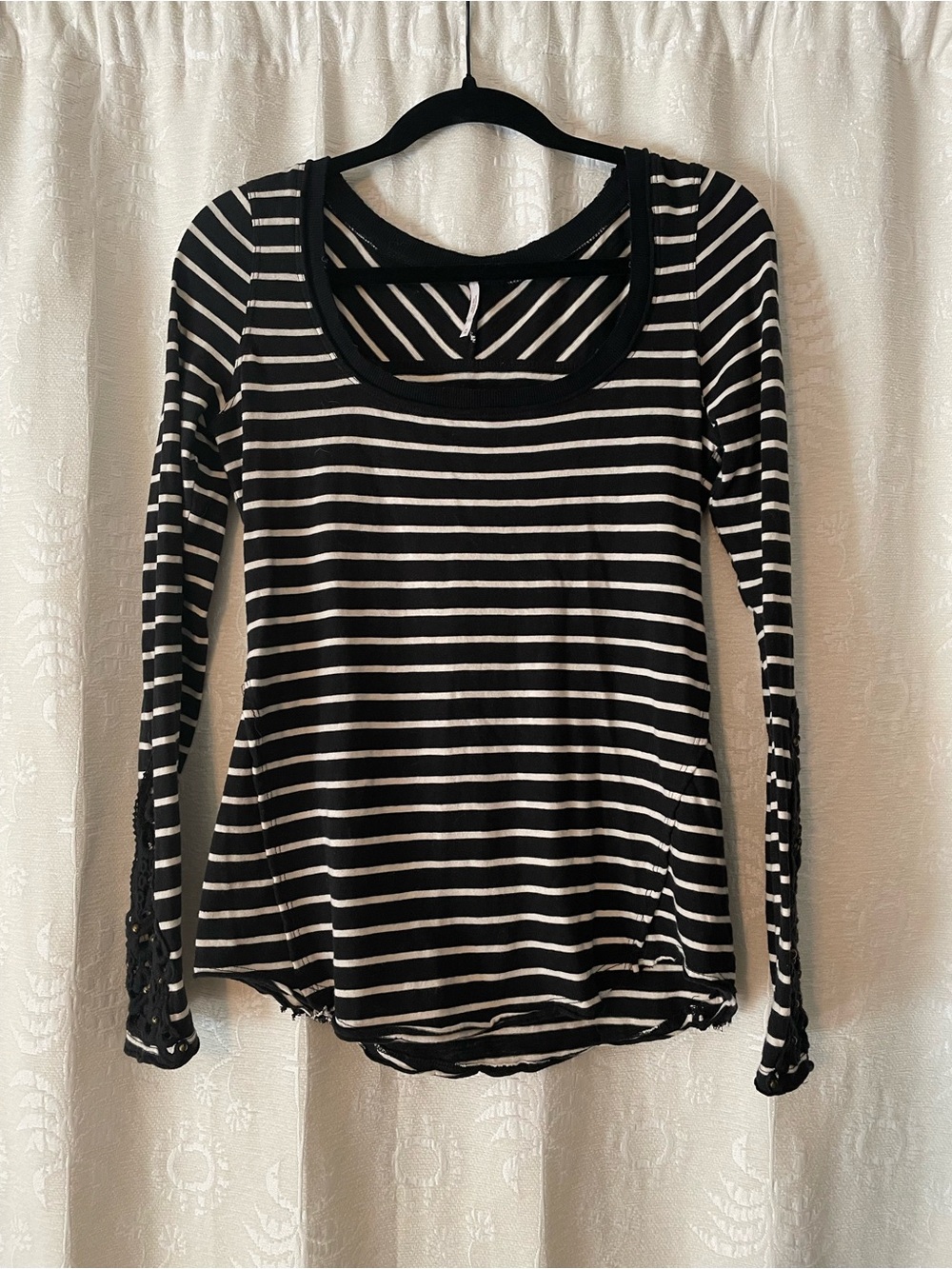 Free People Hard Candy striped shirt. Size Medium
